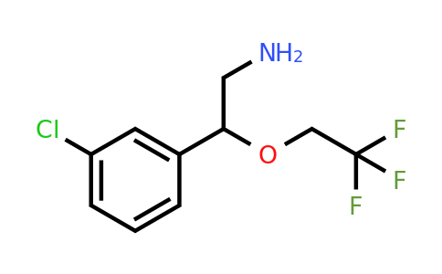 CAS 1250339-80-0 | 2-(3-chlorophenyl)-2-(2,2,2-trifluoroethoxy)ethan-1-amine