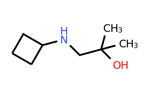 CAS 1250340-43-2 | 1-(cyclobutylamino)-2-methylpropan-2-ol
