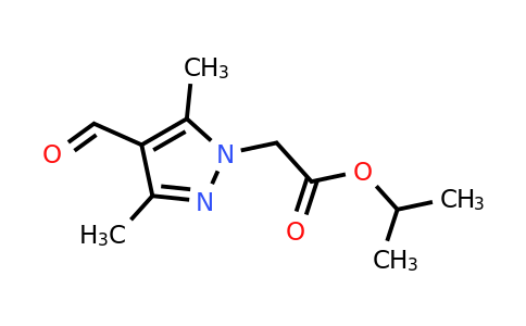 CAS 1250348-88-9 | propan-2-yl 2-(4-formyl-3,5-dimethyl-1H-pyrazol-1-yl)acetate