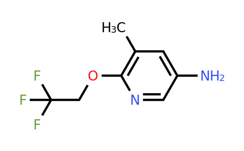 CAS 1250497-38-1 | 5-Methyl-6-(2,2,2-trifluoroethoxy)pyridin-3-amine