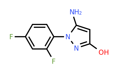 CAS 1250500-78-7 | 5-Amino-1-(2,4-difluorophenyl)-1H-pyrazol-3-ol