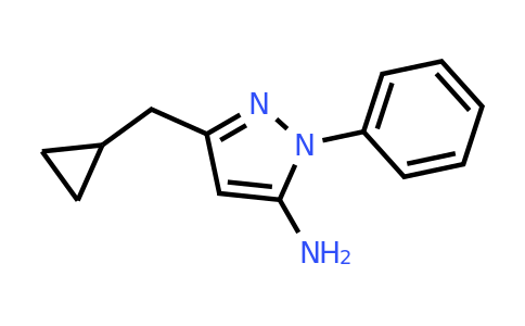 CAS 1250517-20-4 | 3-(cyclopropylmethyl)-1-phenyl-1H-pyrazol-5-amine