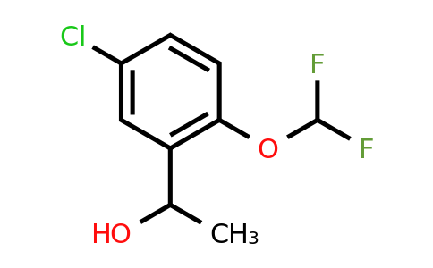 CAS 1250521-60-8 | 1-[5-Chloro-2-(difluoromethoxy)phenyl]ethan-1-ol