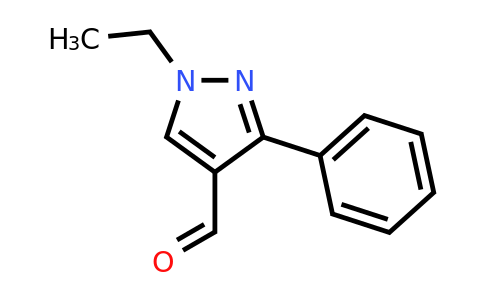 CAS 1250582-63-8 | 1-Ethyl-3-phenyl-1H-pyrazole-4-carbaldehyde