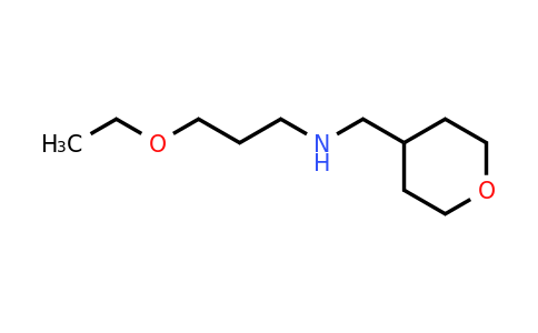 CAS 1250659-11-0 | (3-ethoxypropyl)[(oxan-4-yl)methyl]amine