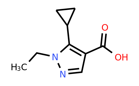 CAS 1250680-31-9 | 5-cyclopropyl-1-ethyl-1H-pyrazole-4-carboxylic acid