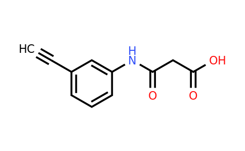 CAS 1250692-51-3 | 2-[(3-ethynylphenyl)carbamoyl]acetic acid