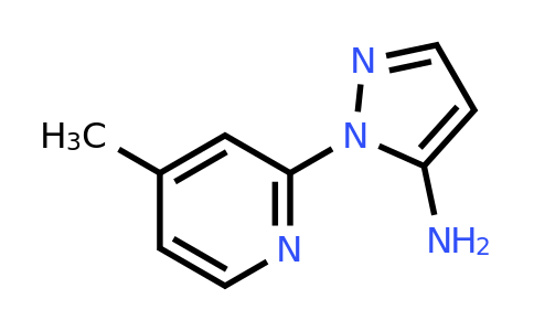 CAS 1250693-08-3 | 1-(4-methylpyridin-2-yl)-1H-pyrazol-5-amine