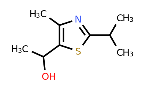 CAS 1250760-22-5 | 1-[4-methyl-2-(propan-2-yl)-1,3-thiazol-5-yl]ethan-1-ol