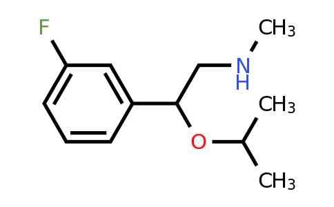 CAS 1250795-58-4 | 2-(3-Fluorophenyl)-2-isopropoxy-N-methylethanamine