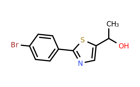 CAS 1250820-48-4 | 1-[2-(4-bromophenyl)-1,3-thiazol-5-yl]ethan-1-ol
