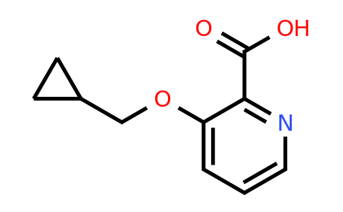 CAS 1250879-43-6 | 3-(Cyclopropylmethoxy)picolinic acid