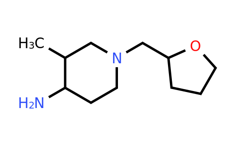 CAS 1250887-72-9 | 3-Methyl-1-((tetrahydrofuran-2-yl)methyl)piperidin-4-amine