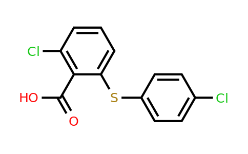 CAS 125091-45-4 | 2-chloro-6-[(4-chlorophenyl)sulfanyl]benzoic acid