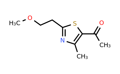 CAS 1250921-74-4 | 1-[2-(2-methoxyethyl)-4-methyl-1,3-thiazol-5-yl]ethan-1-one