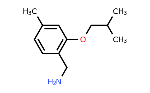 CAS 1250934-67-8 | [4-methyl-2-(2-methylpropoxy)phenyl]methanamine