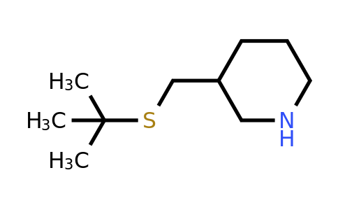 CAS 1250937-09-7 | 3-[(tert-butylsulfanyl)methyl]piperidine