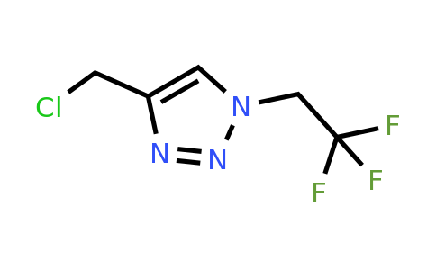 CAS 1250943-86-2 | 4-(Chloromethyl)-1-(2,2,2-trifluoroethyl)-1H-1,2,3-triazole