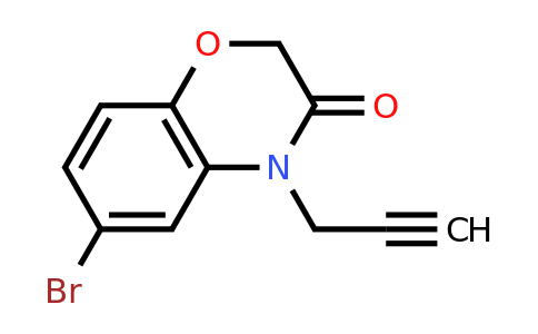 CAS 1250958-04-3 | 6-bromo-4-(prop-2-yn-1-yl)-3,4-dihydro-2H-1,4-benzoxazin-3-one
