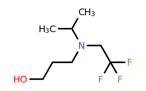 CAS 1250982-95-6 | 3-[(propan-2-yl)(2,2,2-trifluoroethyl)amino]propan-1-ol