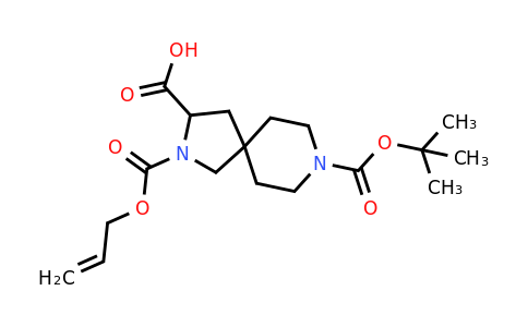CAS 1250991-77-5 | 2-(Allyloxycarbonyl)-8-(tert-butoxycarbonyl)-2,8-diazaspiro[4.5]decane-3-carboxylic acid