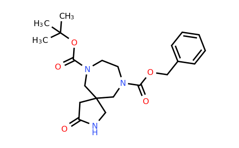 CAS 1250999-19-9 | O7-benzyl O10-tert-butyl 3-oxo-2,7,10-triazaspiro[4.6]undecane-7,10-dicarboxylate