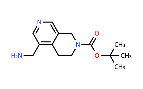 CAS 1250999-86-0 | tert-butyl 5-(aminomethyl)-3,4-dihydro-1H-2,7-naphthyridine-2-carboxylate