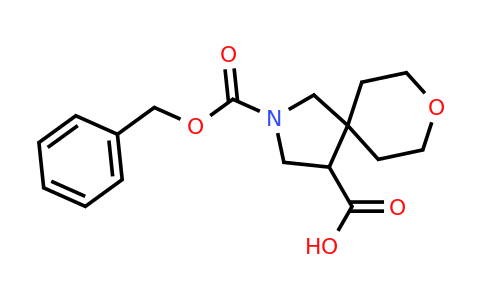 2-[(benzyloxy)carbonyl]-8-oxa-2-azaspiro[4.5]decane-4-carboxylic acid