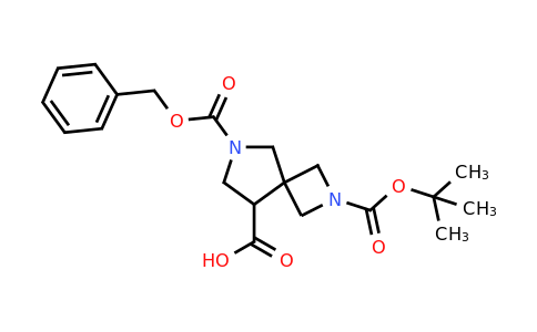 CAS 1251011-09-2 | 6-((Benzyloxy)carbonyl)-2-(tert-butoxycarbonyl)-2,6-diazaspiro[3.4]octane-8-carboxylic acid