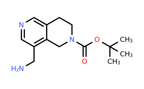 CAS 1251015-22-1 | tert-butyl 8-(aminomethyl)-3,4-dihydro-1H-2,6-naphthyridine-2-carboxylate