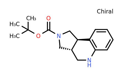 CAS 1251017-31-8 | trans-1,3,3a,4,5,9b-Hexahydro-pyrrolo[3,4-c]quinoline-2-carboxylic acid tert-butyl ester