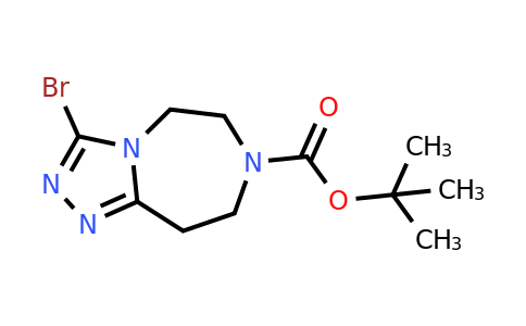 CAS 1251020-06-0 | tert-butyl 3-bromo-5,6,8,9-tetrahydro-7H-[1,2,4]triazolo[4,3-d][1,4]diazepine-7-carboxylate
