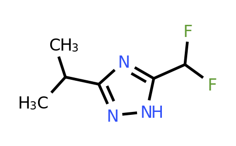 CAS 1251034-69-1 | 5-(difluoromethyl)-3-(propan-2-yl)-1H-1,2,4-triazole