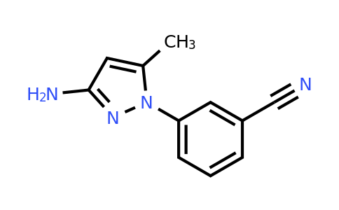 CAS 1251076-29-5 | 3-(3-amino-5-methyl-1H-pyrazol-1-yl)benzonitrile