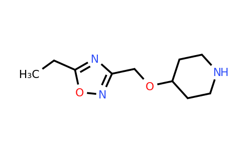 CAS 1251082-22-0 | 4-[(5-Ethyl-1,2,4-oxadiazol-3-yl)methoxy]piperidine