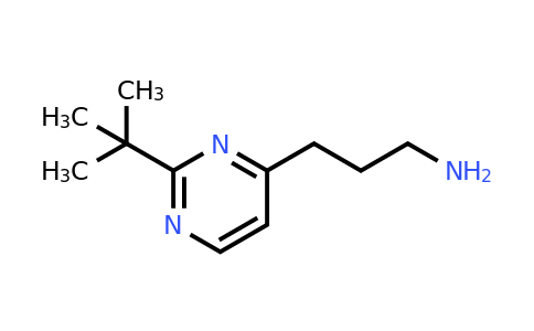 CAS 1251088-05-7 | 3-(2-tert-butylpyrimidin-4-yl)propan-1-amine