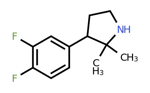 CAS 1251094-81-1 | 3-(3,4-Difluorophenyl)-2,2-dimethylpyrrolidine