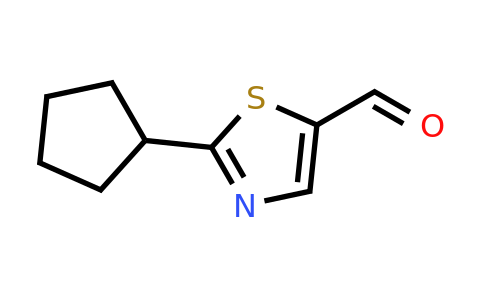 CAS 1251104-23-0 | 2-cyclopentyl-1,3-thiazole-5-carbaldehyde