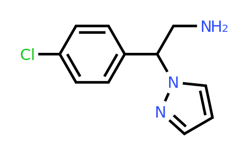 CAS 1251104-96-7 | 2-(4-chlorophenyl)-2-(1H-pyrazol-1-yl)ethan-1-amine