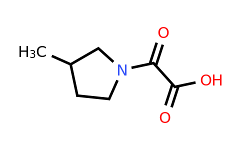 CAS 1251118-37-2 | 2-(3-methylpyrrolidin-1-yl)-2-oxoacetic acid