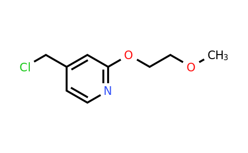 CAS 1251123-11-1 | 4-(chloromethyl)-2-(2-methoxyethoxy)pyridine