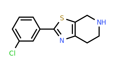 CAS 1251128-06-9 | 2-(3-chlorophenyl)-4H,5H,6H,7H-[1,3]thiazolo[5,4-c]pyridine