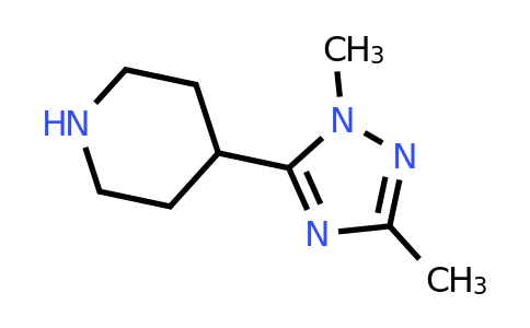 CAS 1251128-64-9 | 4-(1,3-Dimethyl-1H-1,2,4-triazol-5-yl)piperidine