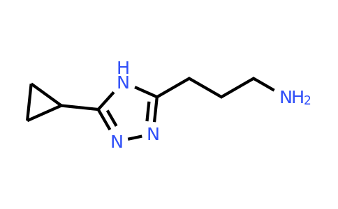 CAS 1251143-96-0 | 3-(5-cyclopropyl-4H-1,2,4-triazol-3-yl)propan-1-amine