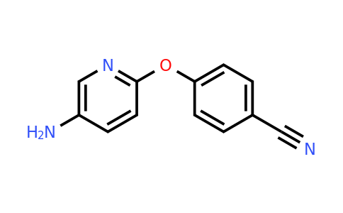 CAS 125125-29-3 | 4-[(5-Aminopyridin-2-yl)oxy]benzonitrile