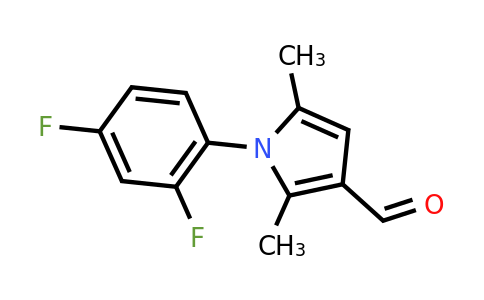 CAS 125126-73-0 | 1-(2,4-Difluorophenyl)-2,5-dimethyl-1H-pyrrole-3-carbaldehyde