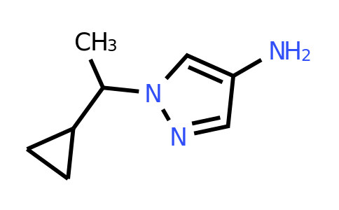 CAS 1251266-33-7 | 1-(1-cyclopropylethyl)-1H-pyrazol-4-amine