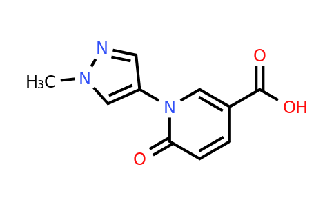 CAS 1251286-52-8 | 1-(1-methyl-1H-pyrazol-4-yl)-6-oxo-1,6-dihydropyridine-3-carboxylic acid