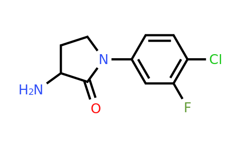 CAS 1251344-72-5 | 3-amino-1-(4-chloro-3-fluorophenyl)pyrrolidin-2-one