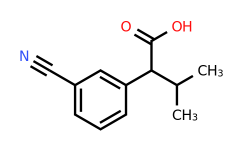 CAS 1251376-63-2 | 2-(3-cyanophenyl)-3-methylbutanoic acid